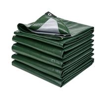 Large Tarp Sheet Waterproof Tarpaulin Multipurpose Rainproof Cover with Metal Grommets Reinforced Edge for Garden Caravan Pool (green,3Mx3M) žalia