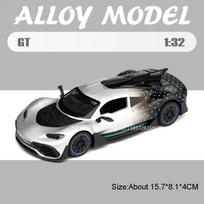 1:32 ONE F1 Racing Supercar Model Toys Alloy Diecast Doors Opened Pull Back Sound Light Exquisite Wheel Hub Ornament Sports Cars