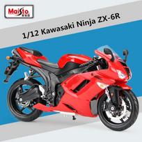 Maisto 1:12 Kawasaki Ninja ZX6R Alloy Racing Motorcycle Model Diecasts Metal Street Sports Motorcycle Model Childrens Toys Gift red