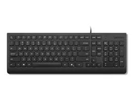 Lenovo Essential Keyboard - 2.5-Zone Layout - Wired USB - QWERTZ - German - Raven Black