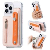 Kickstand Zipper Wallet with Card Holder Plastic Phone Case for iPhone 16 15 14 11 Pro Max XS XR 7 8 Plus 13 12 Mini Cover iPhone 16 Pro