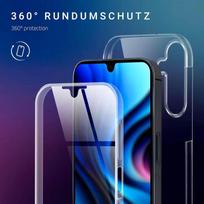 360 Degree Case for Samsung Galaxy A17 A16 A06 A26 A36 A56 A15 A25 A35 A55 A14 A54 A05 A04S A24 A34 Full Protection Both Sides with Screen Protector Samsung Galaxy A17 gryna