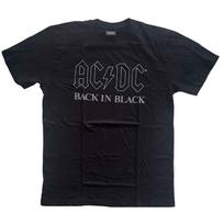 AC/DC 'Back In Black' Black T shirt - NEW Unisex T-Shirt XXXXL