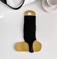 Ballet Style Leg Warmers Hollow Knitted Foot Cover Lolita Girls Knee Socks Stockings JK Solid Color Long Socks Women Stockings 35-39