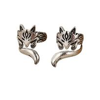 Korean Style Animal Earrings Ear Hook Ear Cuff Personality Cat Ear Clip  Decoration sidabras