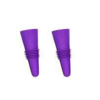 2pcs Sealed Champagne Cap Conical Champagne Bottles Sealer Creative Wine Cork  Kitchen žalia