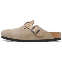 Birkenstock Boston Braided Suede Taupe Women Sneakers 1026667 36