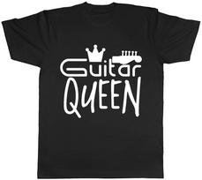 Guitar Queen Ladies Womens Instrument Stringed Tee T Shirt L