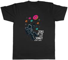 Dibs on the Last Donut Before Impact Asteroid Mens T-Shirt Tee Gift Top M