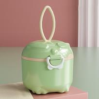 Feeding Lunch Box Baby Milk Powder Box Food Storage Box Essential Cereal Toddle Snacks Container S žalia