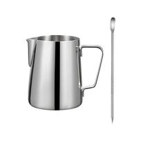 Stainless Milk Frothing Pitcher with Pointed Spout for and Coffee One Size sidabras