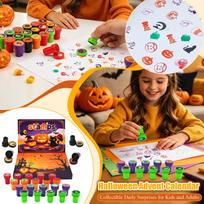 Halloween Advent Calendar with Collectible Daily Surprises for Kids and Adults One Size