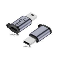 USB Type-C Adapter Micro USB Adapter Fast Charging To Type-C Converter  Data Transmission Micro to Mini