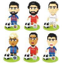 (M.SALAH, 451 vnt.) Futbolo Žaidėjas Žvaigždė Mini Deimantinis Statybinis Blokelis Pasidaryk Pats Plyta Vaikų Dovana Žaislas M.SALAH