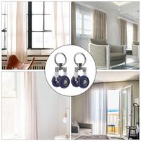 A84E-Curtain Pulley Accessories Guide Rail Track Pulley Roller Shaft Accessories Hanging Wheel As Shown No.13