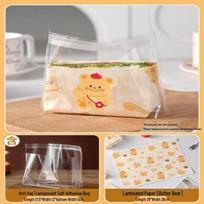 Food-Grade Transparent Sandwich Packaging Bags
