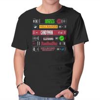 Unisex Crew Neck T-Shirt VHS Barker Graphic Short Sleeve Casual Tee XXXXL