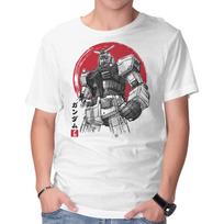 Unisex Crew Neck T-Shirt Gundam Sumi-e Graphic Short Sleeve Casual Tee XXXXL