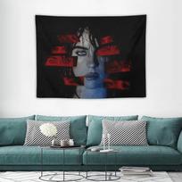 Music Album Poster Billie Eilish Tapestry Cool Room Stuff Fan Room Decoration Accessories Concert Support Gift For Friends (as the picture,40X60CM)
