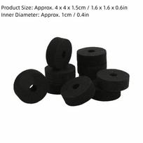 20PCS Felt Felt Washer Pads 4cm Diameter Drum Set Accessory Durable Cymbal Felt Washer  For Drummers juoda
