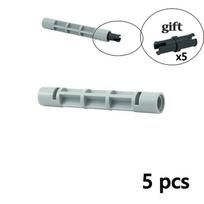 DIY Assembles Particles Spiral Staircase Support 1x1x5 1/3 House Stairs 40243 Steps Modular Creative Riser Building Block Toys gray