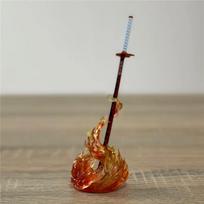 Demon Slayer Anime Figure Rengoku Kyoujurou Statue Decor Pvc Kimetsu No Yaiba Action Figurine Collection Model Toy Gift no box