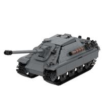 Jagdpanther Tankų naikintojas WW2 Vokietijos armijos konstravimo kaladėlių žaislas Surinkimo kaladėlių rinkinys Suderinamas su prekės ženklais