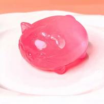 New maltose cat stress-relief ball, same as the small cat maltose stress-relief toy, squishy fun stress-relief device raudona