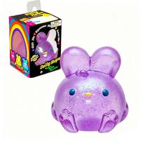 Ice Cube Sensory Fidget Toy, Cute Rabbit Stress Relief Squishy Anti-stress Squeeze Toy Decompression Toys For ADHD Gift.