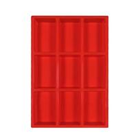 9 Cavity Bread Mold Silicone Loaf Pan Nonstick Baking Molds for Brownies Muffins Meatloaf Rectangular Soap Cheesecake Molds (as the picture,Cake mold)