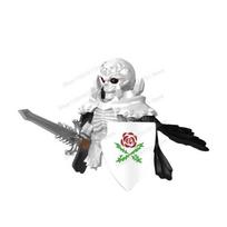 New Berserk Skeleton Horse Accessories Building Blocks Lich King Guts Mini Action Figure Building Block Toys GP105 GP201