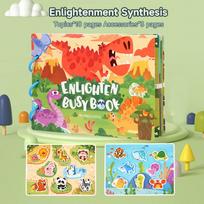 Montessori Quiet Book Baby Educational Activity Busy Board Children Toy Animal Numbers Matching Puzzle Game Picture Books Toys