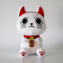 Anime DanDaDan Plush Toy Cute Cartoon Figure Dandadan White Cat Peluche Soft Stuffed Doll Lucky Cat Plushies Christmas Birthday 11cm-30cm