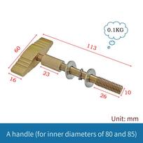 Tool-Free Adjustable Clamp Handle for CNC Engraving Machines Supports 65mm 80mm 85mm 100mm 105mm Clamp Diameters 65mm