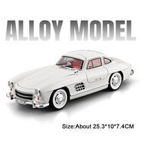 Large 1:18 300SL LP770 Sports Car Model Toy Doors Opened Pull Back Shock Absorption Alloy Vehicles Models Hobby Gifts for Boys gray