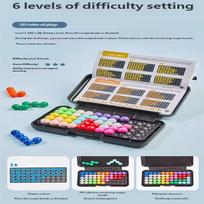 3D Challenges IQ Puzzle Board Game Classic Pyramid Plate Pearl Logical Mind For Children Pyramid Beads Montessori Toys Gifts pilka spalva