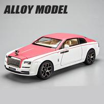 1:24 Lada 2106 Police Car Model Toy Metal Diecast Vintage Cars Sound Light Doors Opened Pull Back Simulation Vehicles Kids Gifts rožinė