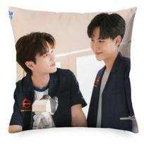 Perthsanta Juniormark Forcebook Double-Sided Printing Pillowcase Thai Tv Perfect 10 Liners Home Sofa Car Decor Cushion Cover Peach skin 18*18(CM)-1Pcs