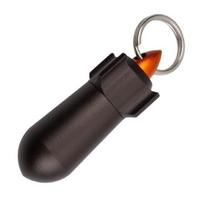 Mini Sealed Jar Waterproof Moisture-proof High Hardness Good Sealing Aluminum Alloy Keychain Tablet Bottle Camping Supply