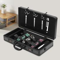 Hairdressing Tool Kit Barber Travel Organizer Tool Box Salon Clipper Trimmer Holder Organizer Box with Shoulder Strap & Lock juoda