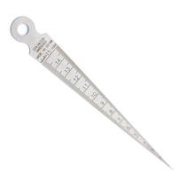 0-15mm Stainless Steel Wedge Feeler for Gap Hole Taper Gauge Test Ulnar Metric & Inch Messure Tool Accuracy 0.1mm Durabl 1 white