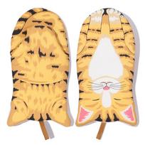 Cotton Heat Resistant Anti-Scalding Oven Mitts Cartoon Animal Insulation Gloves Cat Paws