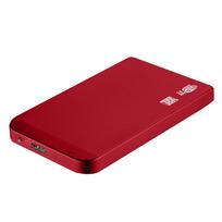 Portable External Hard Drive USB 30 High Speed Data Transfer Storage Device for PC Laptop Desktop MacBook Backup One Size raudona