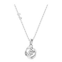 Barbie necklace [S925 Silver* Flash Limited Edition]  Crystal Light Luxury Exquisite Princess Clavicle Chain Student Party Date Ba2507050 sidabras