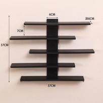 5 Tier Adjustable Wall Mount Display Shelf for Action Figures Building Blocks Collectibles Modern Home Decor Storage