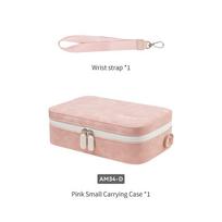 Shockproof Action Camera Storage Bag Handbag for DJI/Insta360/GoPro Action Camera Accessories rožinė
