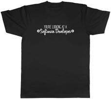 Your Looking at a Software Developer Mens Unisex T-Shirt Tee S