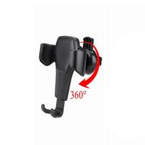 Black/white Abs Material Gravity Car Phone Holder Black(360 Rotations)