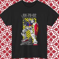 Gundam RX-78-02 T-Shirt Anime Mobile Suit Gundam Graphic Unisex All Sizes Tee XXXL