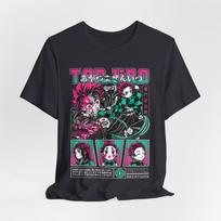 Tanjiro Graphic Tee Demon Slayer Anime Shirt Japanese Manga Merch Tanjiro S